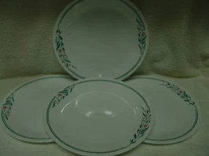VINTAGE CORELLE 4 DINNER PLATES "ROSEMARIE" 10 1/4" - Picture 1 of 3