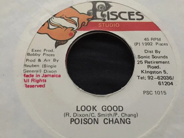Poison Chang - Look Good (7") (Very Good Plus (VG+)) - 3879666730 - Image 1 of 1