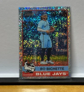 2025 Topps Heritage #244 Bo Bichette Chrome Silver Sparkle Refractor Blue Jays - Bild 1 von 4