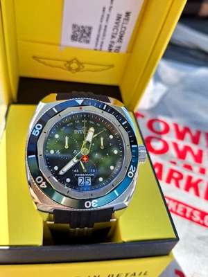 BRAND NEW INVICTA SWISS MADE PRO DIVER MODEL 44823 SAPPHIRE CRYSTAL QUARTZ CHRON - Image 1 of 4