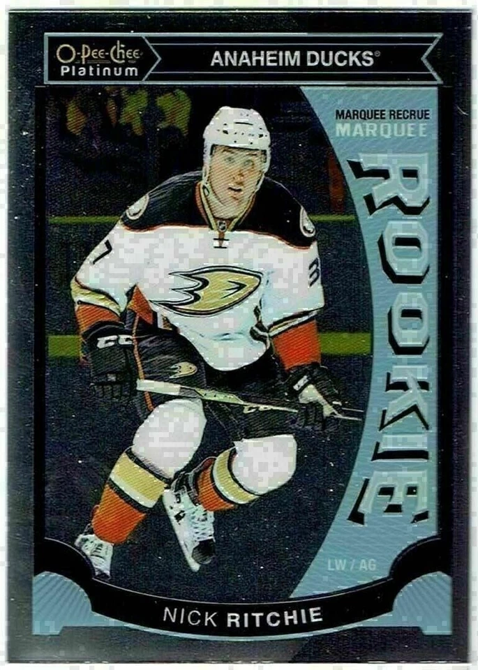 NICK RITCHIE 2015-16 Upper Deck OPC Platinum Marquee Rookie M49 Anaheim Ducks RC - Image 1 of 1