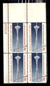Blocco Targhe Esposizione Mondiale di Seattle 1962 - Foto 1 di 1