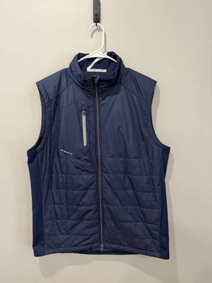 Zero Restriction  Z625 Lightly  Quilted Primaloft  Vest Navy Independence Ins - Image 1 of 4