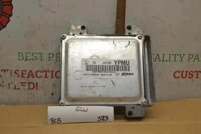 Unidad de control del motor Saturn Aura 2007-2009 ECU 12612384 módulo 323-8C5 Foto 1 de 4