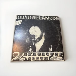 *UNTESTED* DAVID ALLAN COE Underground Album LP on DAC RECORDS Original AS IS🚨 - Imagen 1 de 19