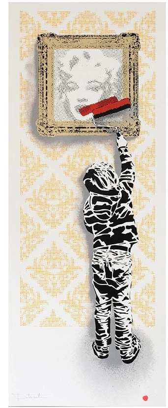 Serigrafía tirada a mano Edgar Smiley por The Dotmasters firmada edición limitada 8/85 Foto 1 de 1