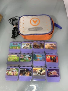 VTech V.Smile Learning Game Lot With Bag Learning Game Cartridge Untested - Picture 1 of 20