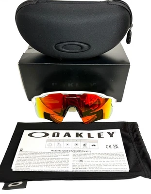 Oakley Radar Ev Path Sunglasses Polished White Prizm Ruby OO9208-7238 w/case - Image 1 of 4