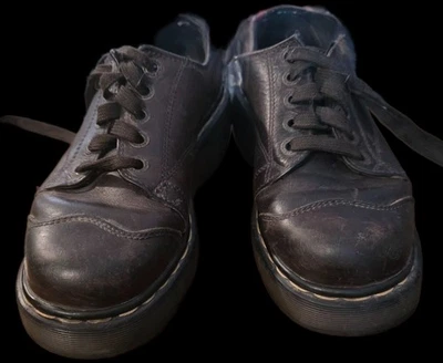 Zapatos Oxford Dr Martens 8651 para mujer EE. UU. 9 Reino Unido 7 cuero marrón Inglaterra suela gruesa Foto 1 de 4