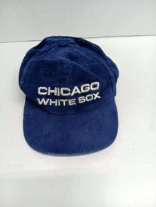 Vintage 90s Chicago White Sox Cord Hat Blue MLB Snapback - Bild 1 von 4