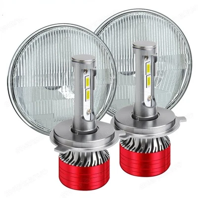 2x Faros LED redondos de haz HI/LO de 7" para camioneta Chevrolet 1962-1980 C10❤️ Foto 1 de 4