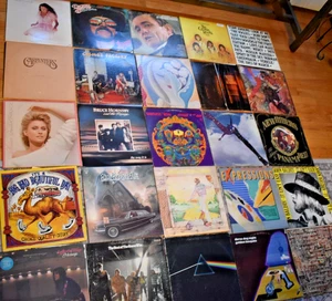 Lot of 25  Classic Rock Lp's  Nice Selection Dead, Cash/Pink FLoyd/CCR/Elton/ - Bild 1 von 15