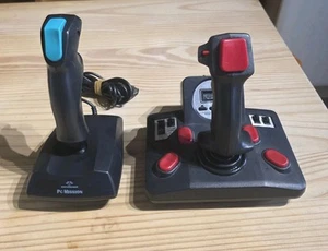 2 x retro joysicks, Quickjoy V Superboard & PC Mission performance, atari, C64 - Picture 1 of 15