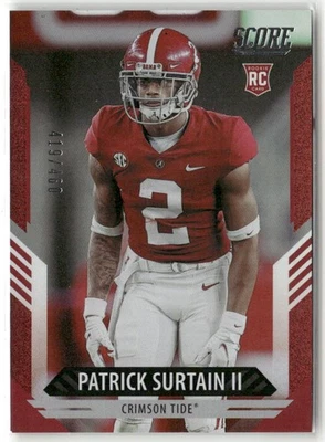 2021 Score #340 Patrick Surtain II Dots Red #/460 - Image 1 of 2