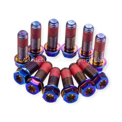 12x Tornillos de rotor de disco delantero Neo Titanium para KTM 990 Supermoto 2011-13 Foto 1 de 2