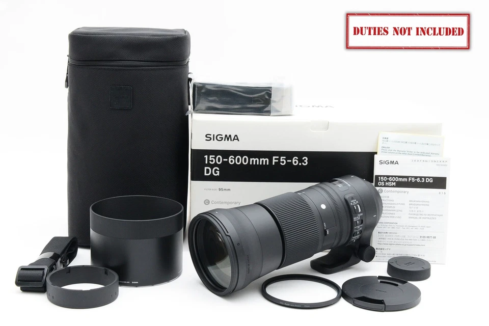 [Top MINT] Sigma 150-600mm f/5-6.3 DG OS HSM Contemporary for Nikon Mount JAPAN# - Image 1 of 4