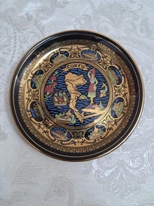 Hand Made Greece In 24K Gold Plate Corfu - Picture 1 of 21