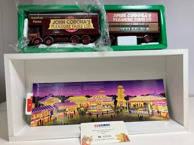 Corgi- Codona's Pleasure Fair Closed Pole Truck w Trailer #27101- 1/50 Scale NIB - Image 1 of 4
