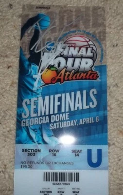 Boleto de baloncesto de los Louisville Cardinals Peyton Siva firmado 2013 NCAA Final Four Foto 1 de 2