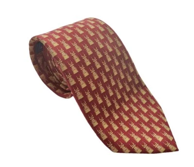 Corbata Vineyard Vines Hombre Colección Personalizada Roja 100% Seda Foto 1 de 4