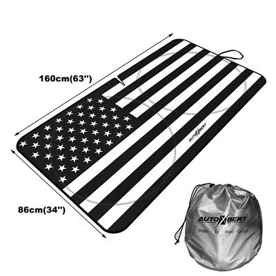 Cubierta delantera bloque UV para parabrisas bandera de Estados Unidos para GMC Sierra 1500/2500/3500 Foto 1 de 4