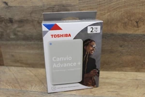 Toshiba Canvio Advance 2TB Portable External Hard Drive USB 3.0 HDTCA20 New - Photo 1/3