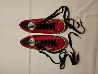 Красная лакированная кожа Golden Goose Superstar женская обувь - Изображение 1 из 4