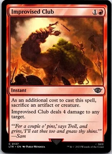 Improvised Club LTR-0137 - MTG: LTR: Tales of Middle-Earth Common - Picture 1 of 2