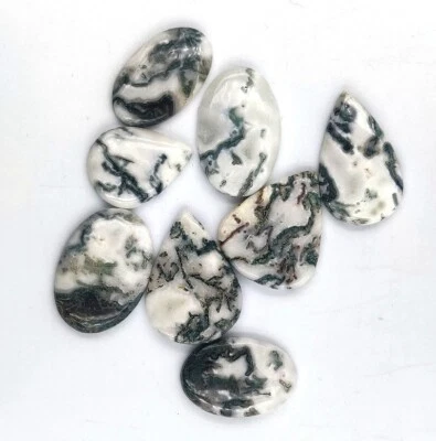 Lote al por mayor de piedras preciosas naturales de ágata de árbol lote de piedras preciosas hechas a mano 71581 Foto 1 de 4
