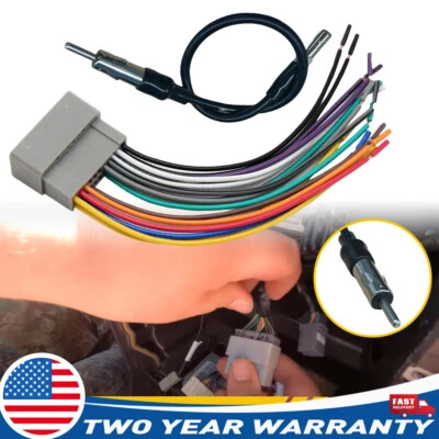 Adaptador de arnés de auto Chrysler cableado radio estéreo Dodge 2002-2008 Foto 1 de 4