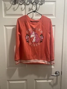 SO Sweater girls Graphic print embroidered Long Sleeve Pullover Sz Xl 14-16 EUC - Picture 1 of 9