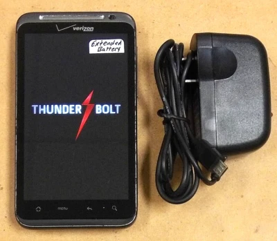 HTC Thunderbolt 4G LTE / ADR6400L - Gray ( Verizon ) Android Smartphone Extended - Image 1 of 4