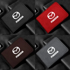 Driver License Certificate Card Suede Leather Case Bag Holder for Mazda - Picture 1 of 4