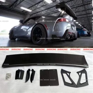 V STYLE CARBON REAR GT WING SPOILER FOR TOYOTA SUPRA A90 A91 MK5 2020-2024 - Foto 1 di 12