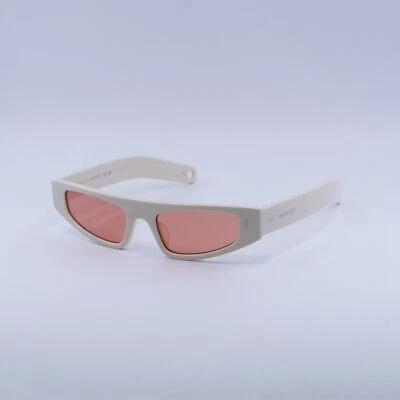 Gafas de sol Gucci GG1634S 007 marfil con cordón negro/rojo 51-18-140 nuevas auténticas Foto 1 de 4