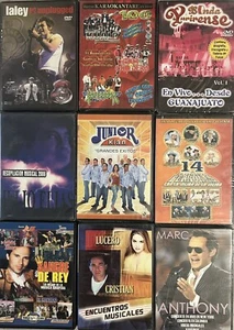 Spanish DVD Lot 9 Videos Musicales Cristian Lucero Grupero Sonidero Junior Klan - Imagen 1 de 2