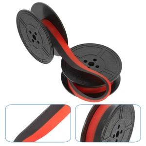 2 Sets Spool Ribbon Typewriter Ink Black Printer Machine Replacement Old - Afbeelding 1 van 12