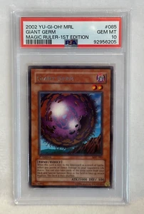 2002 Yu-Gi-Oh! Magic Ruler MRL-085 Giant Germ 1st Edition-PSA 10 Gem Mint - Picture 1 of 6