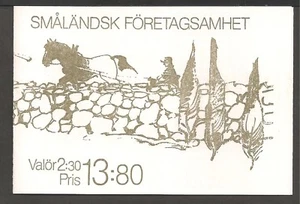 Suecia #1760a (A535) en estado bastante bueno MNH BLKT - 1989 Smaland Businesses - Imagen 1 de 3