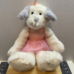 Kellytoy Dog Ballerina Tutu Plush Rattle Crinkle Ears Toy 14” Lovey Statin Tummy - Picture 1 of 6
