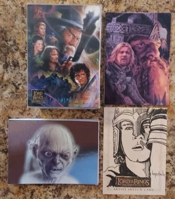 LORD OF THE RINGS: MASTERPIECES SERIES ll Topps 2007 Complete ALL ART Card Set++ - Image 1 of 4