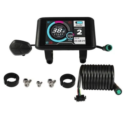 UKC1 LCD Full Colour Display for Electric Bikes - 36-72V - Image 1 of 4