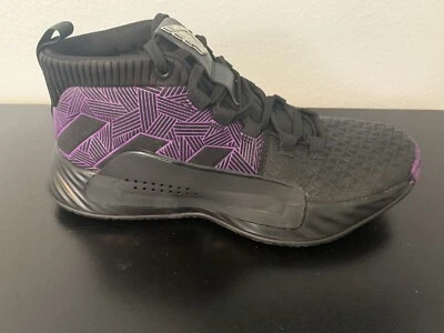 Adidas Dame 5 J Size Youth 6.5 Marvel Black Panther Wakanda Forever - Image 1 of 4