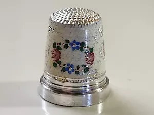Vintage Sterling Silver Thimble Made in Germany EC - Picture 1 of 9
