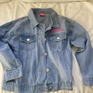 Barbie Primark Beautiful Girl Denim Jacket Age 8-9 Years excellent condition - Picture 1 of 2