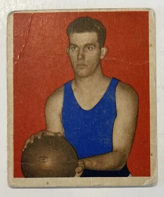 *Gale Bishop 1948 Bowman Baloncesto #3 Philadelphia Warriors Bajo Grado Foto 1 de 2