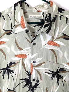 Mungsingwear Men size 3XL Hawaiian Tropical Button Up Shirt Vacation Relax Boat - Picture 1 of 11