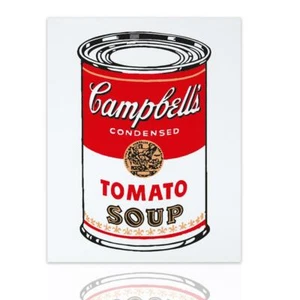 Quadro su tela The Art in Soup Tributo Andy Wharol Campbell's Tomato Pop art - Bild 1 von 8