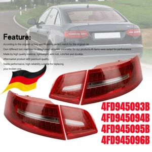 4x Rücklicht Heckleuchte Innen Außen Links Rechts für AUDI A6 C6 Sedan 09-11 DE - Bild 1 von 17