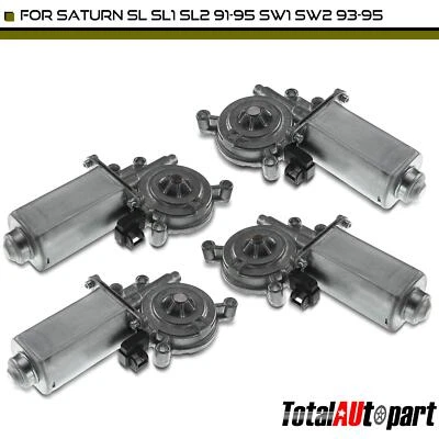 4x Motor de ventana delantero y trasero para Saturn SC SC1 SC2 SL SL1 SL2 SW1 SW2 1991-1996 Foto 1 de 4